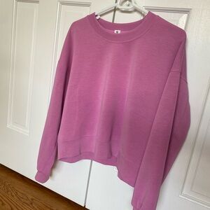 Lulu Oversized Softstreme Crew Size 6 Velvet Dust